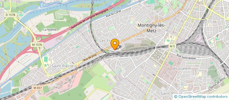 localisation de l'entreprise MADAME MIRANTO RAKOTOSEHENO  MONTIGNY-LES-METZ