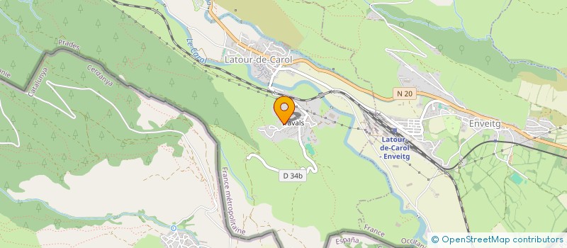 localisation de l'entreprise MADAME MIREIA GARCIA SANCHEZ  LATOUR-DE-CAROL