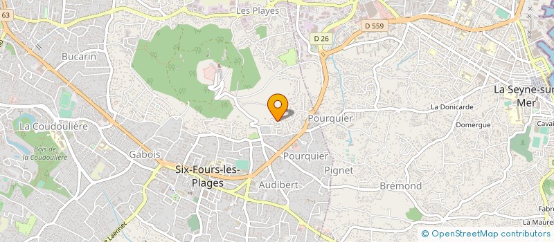 localisation de l'entreprise MADAME MIREILLE ABOUCAYA à SIX-FOURS-LES-PLAGES