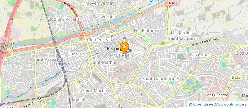 localisation de l'entreprise MADAME MIREILLE ABRAHAM  RIVESALTES