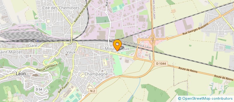 localisation de l'entreprise MADAME MIREILLE ADAM  LAON