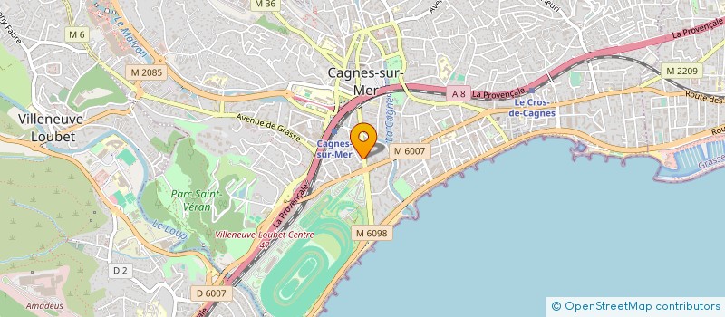 localisation de l'entreprise MADAME MIREILLE ADJOVI à CAGNES-SUR-MER