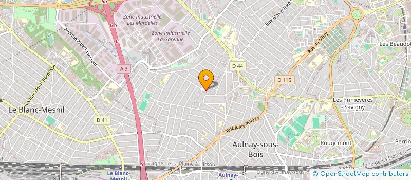 localisation de l'entreprise MADAME MIREILLE AFRIAT à AULNAY-SOUS-BOIS