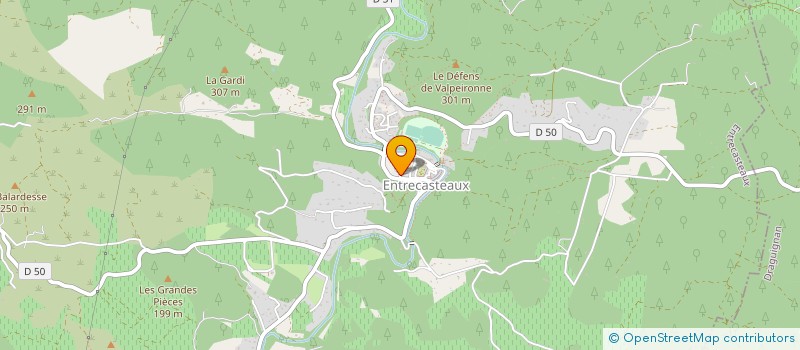 localisation de l'entreprise MADAME MIREILLE AGOSTINETTI à ENTRECASTEAUX
