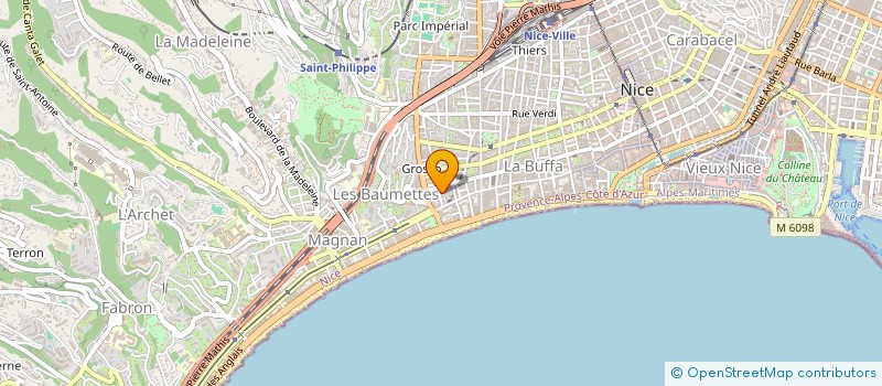 localisation de l'entreprise MADAME MIREILLE ALBERGUCCI à NICE
