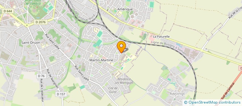 localisation de l'entreprise MADAME MIREILLE ALEXANDRE à CAMBRAI
