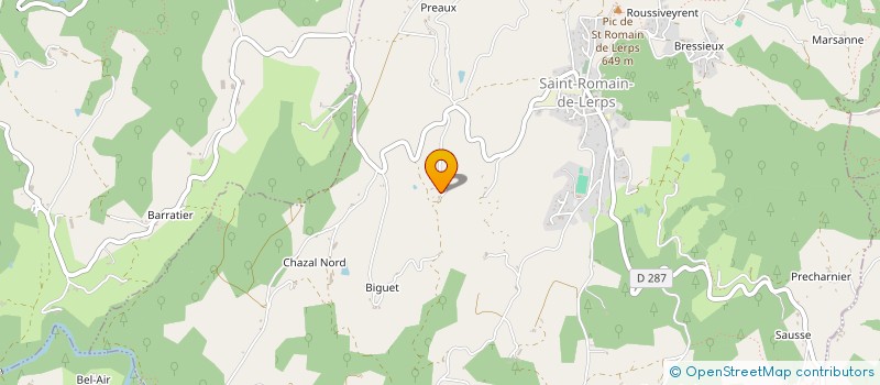 localisation de l'entreprise MADAME MIREILLE ALZIARY à ALBOUSSIERE