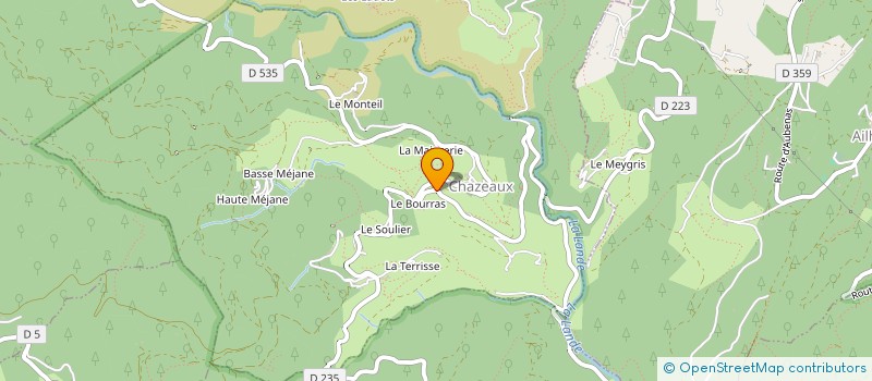 localisation de l'entreprise MADAME MIREILLE ANDRE  CHAZEAUX