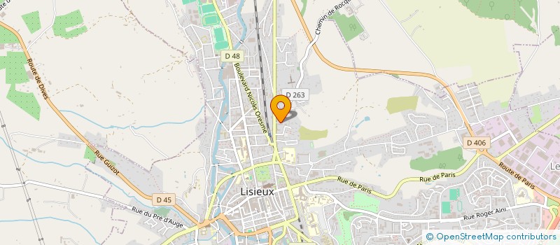 localisation de l'entreprise MADAME MIREILLE ANTOINE à LISIEUX