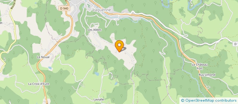 localisation de l'entreprise MADAME MIREILLE ARNOLD  LAGUENNE-SUR-AVALOUZE