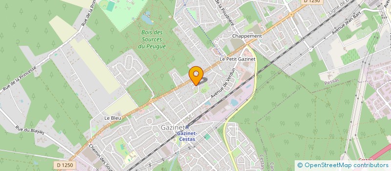 localisation de l'entreprise MADAME MIREILLE AUCOIN  CESTAS