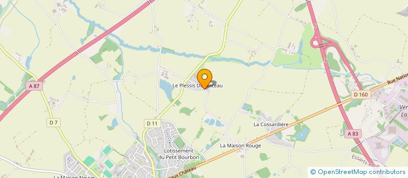localisation de l'entreprise MADAME MIREILLE AUMONT à ESSARTS-EN-BOCAGE