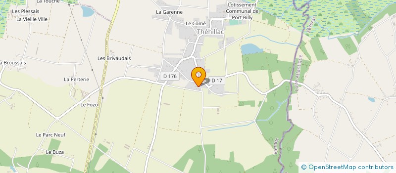 localisation de l'entreprise MADAME MIREILLE AVRIL  THEHILLAC