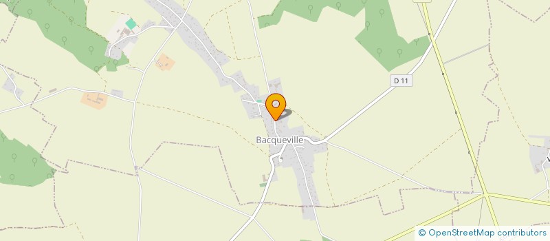 localisation de l'entreprise MADAME MIREILLE BAILLON  BACQUEVILLE