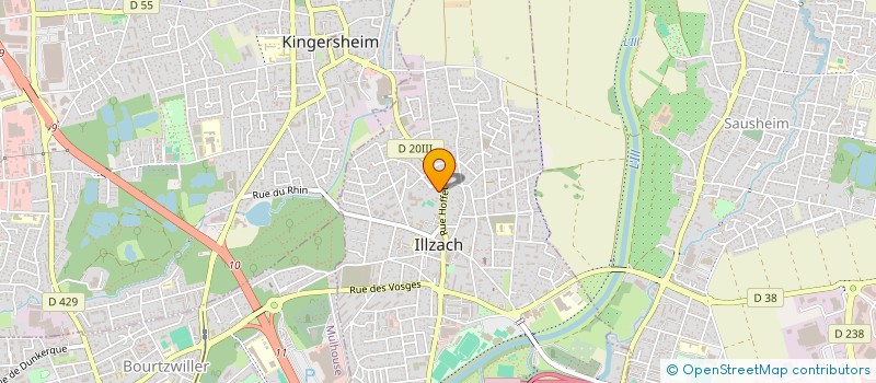 localisation de l'entreprise MADAME MIREILLE BALLERICH  ILLZACH