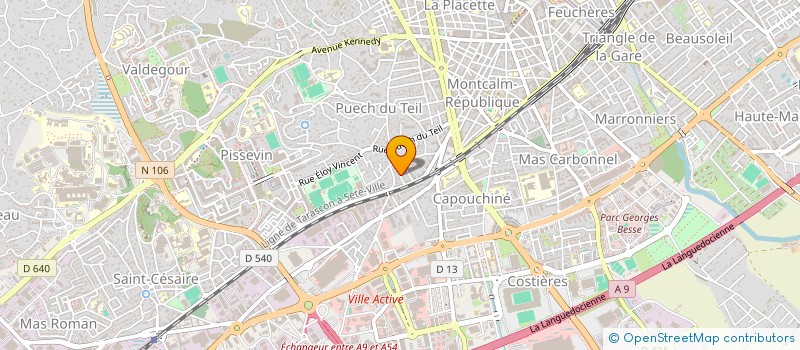 localisation de l'entreprise MADAME MIREILLE BALP  NIMES