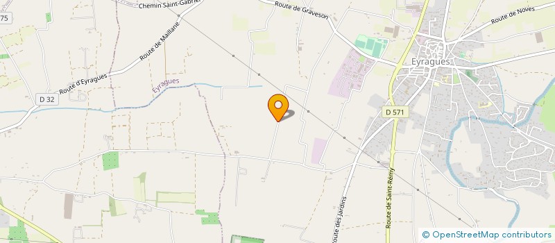 localisation de l'entreprise MADAME MIREILLE BARAT  EYRAGUES