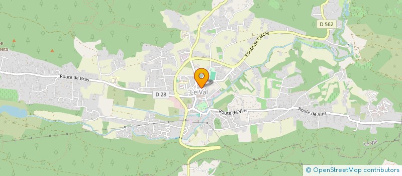 localisation de l'entreprise MADAME MIREILLE BARBIER  LE VAL