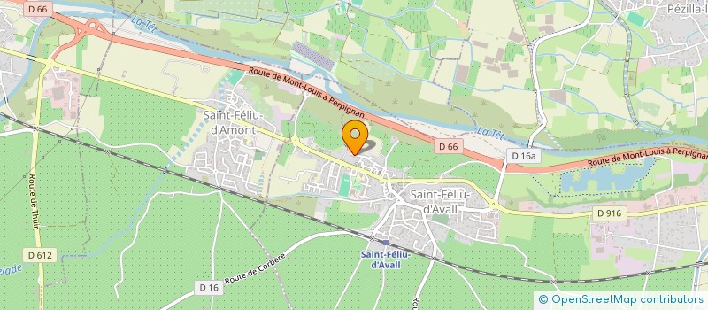 localisation de l'entreprise MADAME MIREILLE BARTISSOL  SAINT-FELIU-D'AVALL