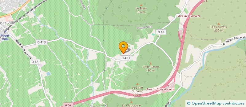 localisation de l'entreprise MADAME MIREILLE BAUDINO  CUERS