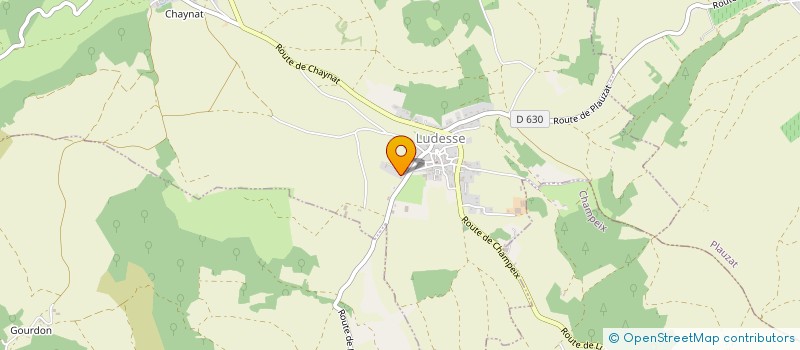 localisation de l'entreprise MADAME MIREILLE BEAU  LUDESSE