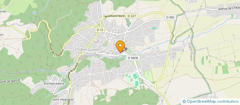 localisation de l'entreprise MADAME MIREILLE BEC à CHATEL-GUYON