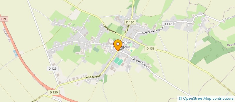 localisation de l'entreprise MADAME MIREILLE BELLEMBERT  CAMPAGNE-LES-HESDIN