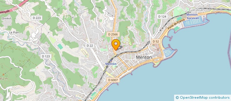 localisation de l'entreprise MADAME MIREILLE BENASSI à MENTON