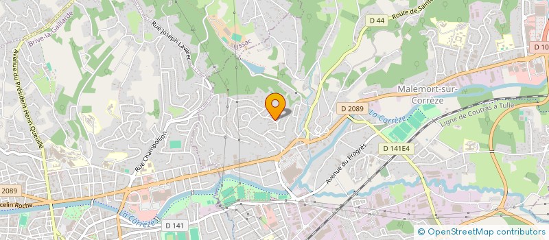 localisation de l'entreprise MADAME MIREILLE BENET  MALEMORT