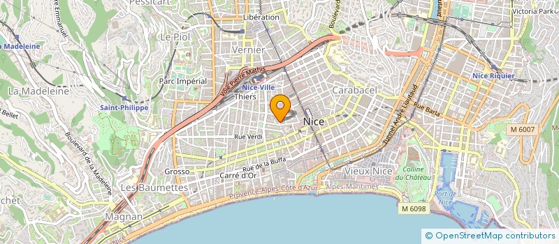 localisation de l'entreprise MADAME MIREILLE BENHAMOU  NICE