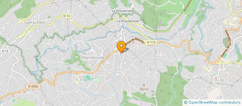 localisation de l'entreprise MADAME MIREILLE BERARD  PEYMEINADE