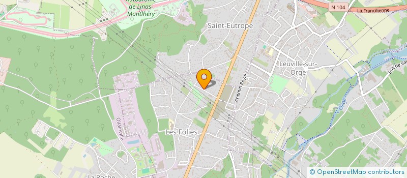 localisation de l'entreprise MADAME MIREILLE BERARD à SAINT-GERMAIN-LES-ARPAJON