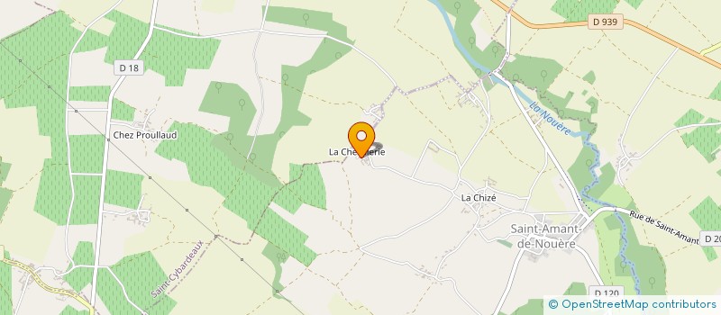 localisation de l'entreprise MADAME MIREILLE BERGERON à SAINT-AMANT-DE-NOUERE