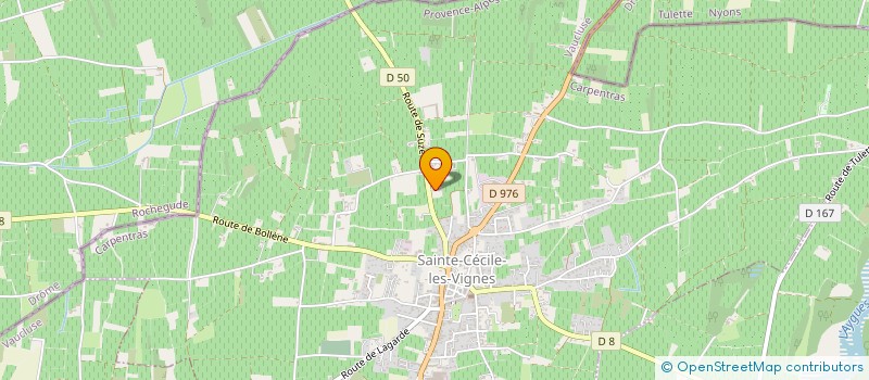 localisation de l'entreprise MADAME MIREILLE BERNARD  SAINTE-CECILE-LES-VIGNES