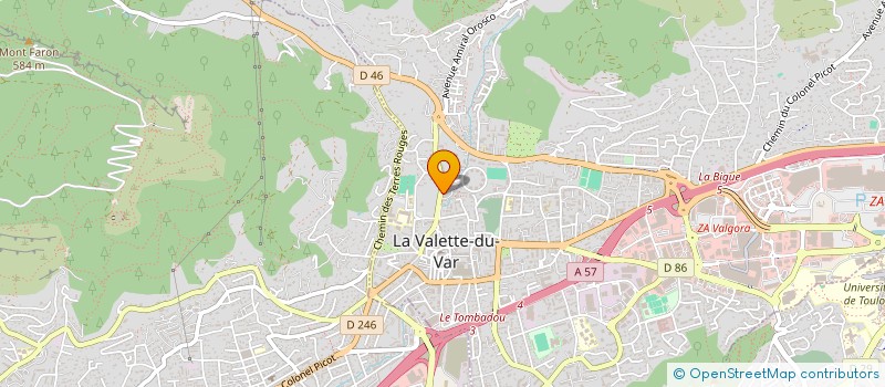 localisation de l'entreprise MADAME MIREILLE BIDIAS MANJIA à LA VALETTE-DU-VAR