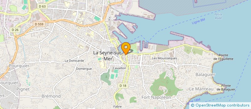localisation de l'entreprise MADAME MIREILLE BIGI à LA SEYNE-SUR-MER