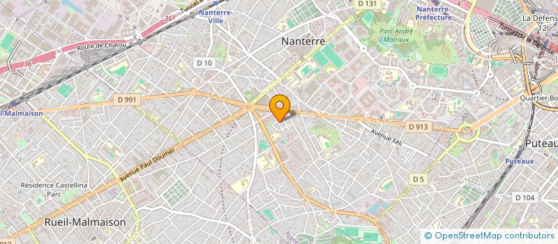 localisation de l'entreprise MADAME MIREILLE BINOUCHIRE GLOGLO à NANTERRE