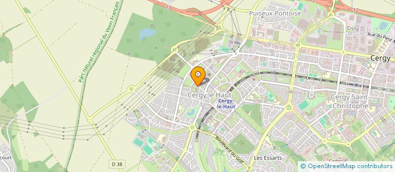 localisation de l'entreprise MADAME MIREILLE BISNAIRE  CERGY