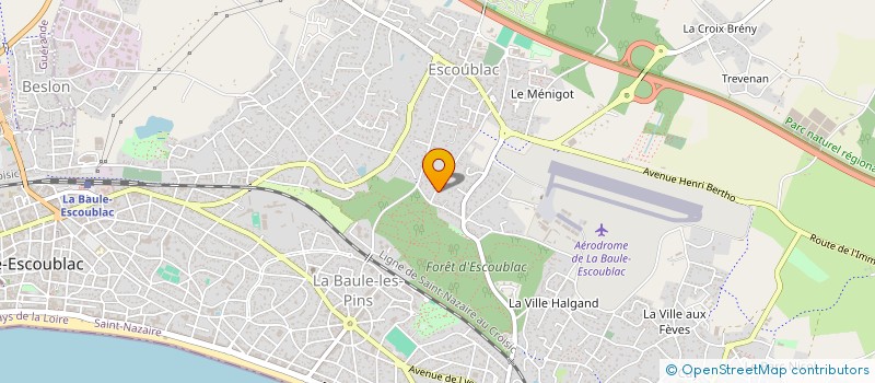 localisation de l'entreprise MADAME MIREILLE BLANCHARD à LA BAULE-ESCOUBLAC