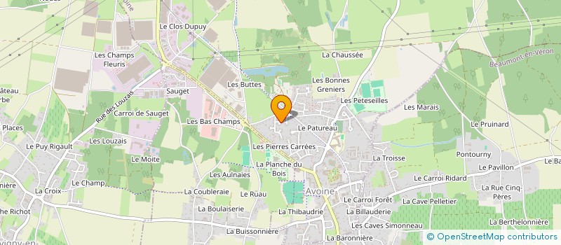 localisation de l'entreprise MADAME MIREILLE BOIS à AVOINE