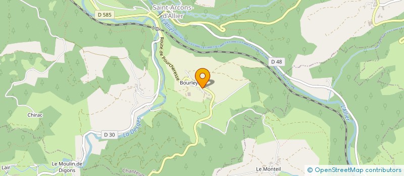 localisation de l'entreprise MADAME MIREILLE BOISSIERES  PINOLS