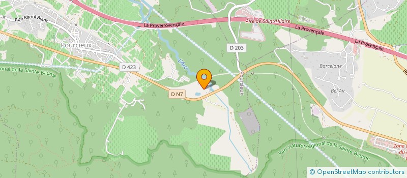 localisation de l'entreprise MADAME MIREILLE BOISSON  SEILLONS-SOURCE-D ARGENS