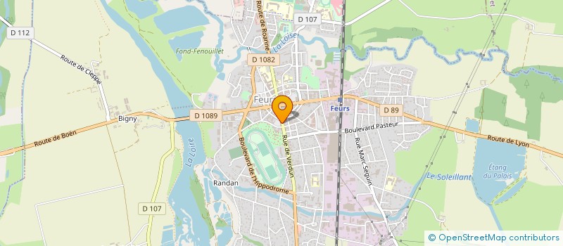 localisation de l'entreprise MADAME MIREILLE BON  FEURS