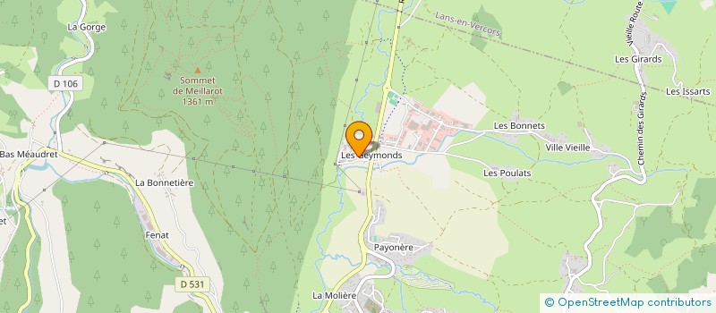 localisation de l'entreprise MADAME MIREILLE BONNET à VILLARD-DE-LANS