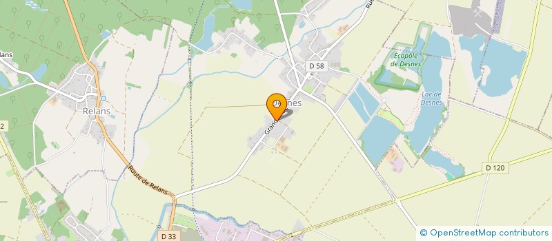 localisation de l'entreprise MADAME MIREILLE BONNIN  DESNES