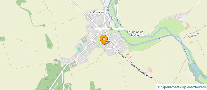 localisation de l'entreprise MADAME MIREILLE BORDIER  PLAIMPIED-GIVAUDINS