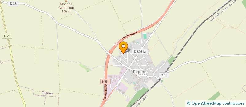 localisation de l'entreprise MADAME MIREILLE BOTTINO  TAGNON