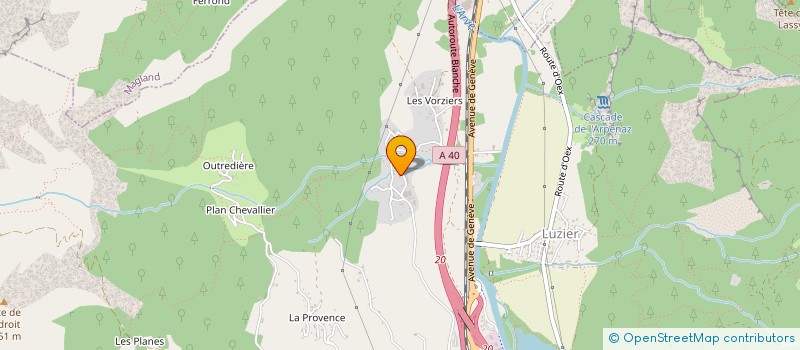 localisation de l'entreprise MADAME MIREILLE BOTTOLLIER-CURTET  SALLANCHES