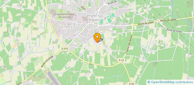 localisation de l'entreprise MADAME MIREILLE BOUCHE  CAMARET-SUR-AIGUES