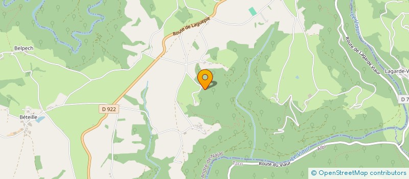 localisation de l'entreprise MADAME MIREILLE BOUGIE  NAJAC